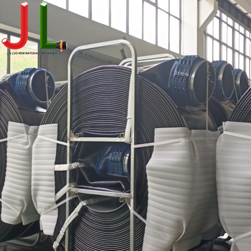 Manguera de drenaje reforzada con tela de TPU: grado industrial y minero